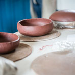 Hilary Duncan in her studio 2018